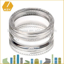 Promotional cream plastic natur private label lip balm jar